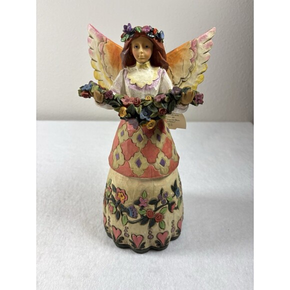 Jim Shore Other - Jim Shore Angel of Gratefulness Heartwood Creek Figurine 2002 10" 108921